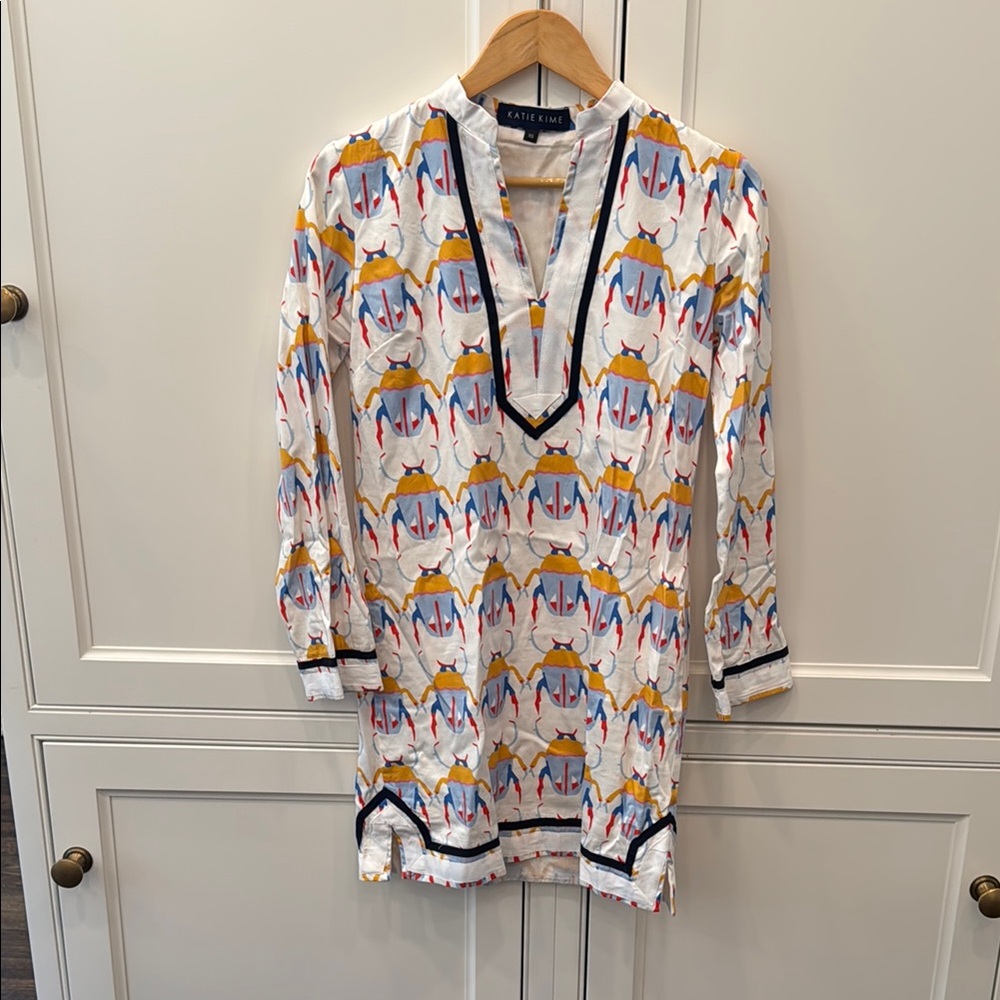 Katie K Multicolor Patterned Mini Dress